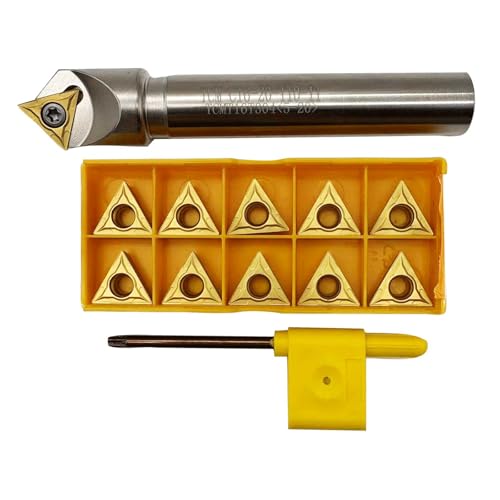 Porte-outil chanfreinage 45° tige 5/8 pour tournage acier avec inserts TCMT16T304