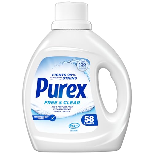 Purex Liquid Laundry Detergent Free & Clear 66 Fluid Ounces 57 Loads