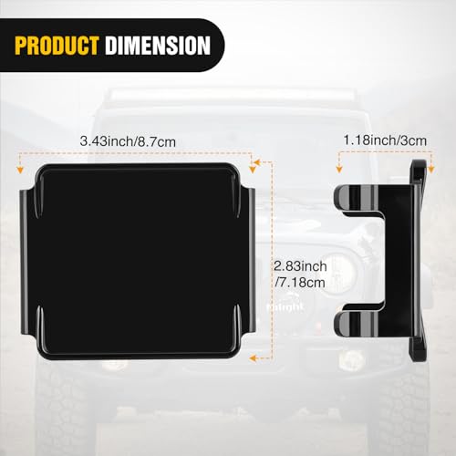 Image of Nilight 3 Inch Cube Light Pod Covers 2 PCS Black Color | Protective Durable Polycarbonate Lens, Waterproof Dustproof Scratch-Proof for Square Off Road Driving Lighting