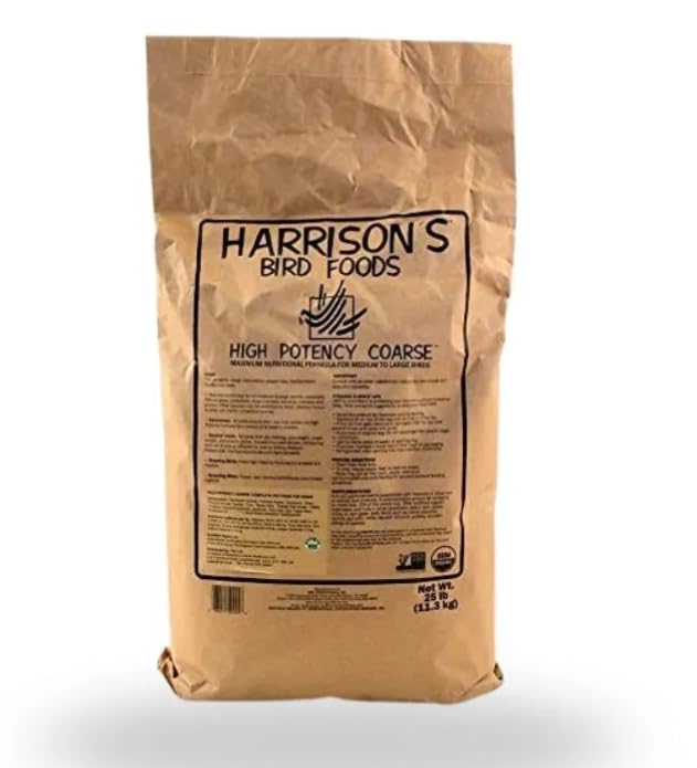 Comida para Loros Harrison Alta Energia Grueso 11,3kg | Grano Grueso | para periodos de muda y celo!