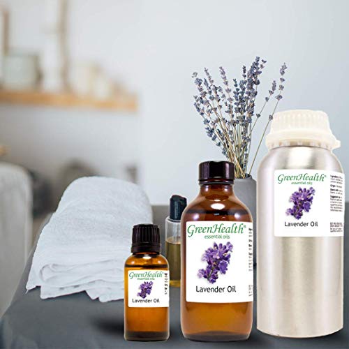 Greenhealth - Lavender Essential Oil - 16 Fl Oz - Aluminum Bottle #TOP4