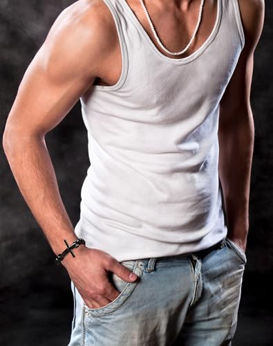 Stainless Steel Mens Cross Bracelet - 18K Gold Plated 316L Christian - Religious Jewelry for Women4