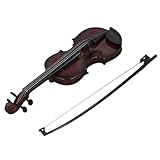 Juguete de Violín para Niños, Simulación Educativa en Miniatura de 4 Cuerdas Instrumento de Juguete de Violín Musical para Niños Principiantes