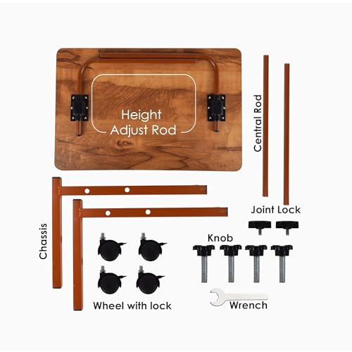 PRIVILON GLOBALOffice Table for Home/Writing Desk for Office/Folding Table for School/Folding Study Table/Work from Home - MultipurposeTable Hight... - Image 5