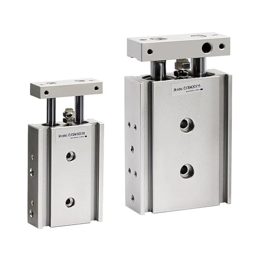 Vérin pneumatique double effet CXSM15-40 à double tige guidée