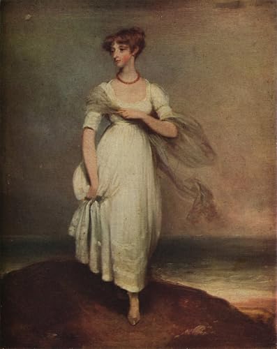 Pintura sobre lienzo Lady Lavinia Grey de Lawrence cuadro clásico de 60x90cm