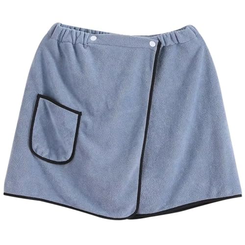 HiyyFloy Falda De Baño para Hombre con Bolsillo, Toalla De Sauna Ajustable, Toalla De Ducha, Falda De Sauna, Secado Rápido, Toallas De Playa para Gimnasio, Falda De Ducha para Casa, SPA Y Piscina.
