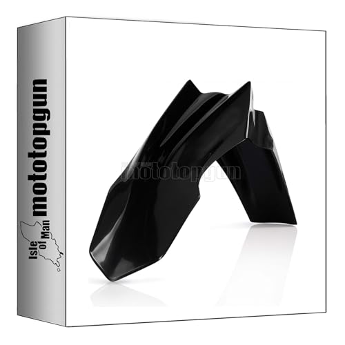 Garde-boue avant moto pour sorties tout-terrain sur Honda CRE 450 F noir