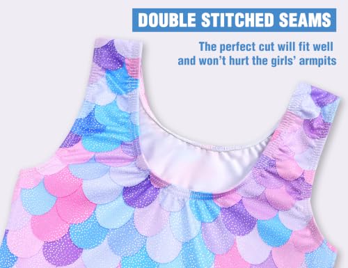 Image of TENVDA Leotards for Girls Gymnastics One Piece Biketard(Multiple Colors)