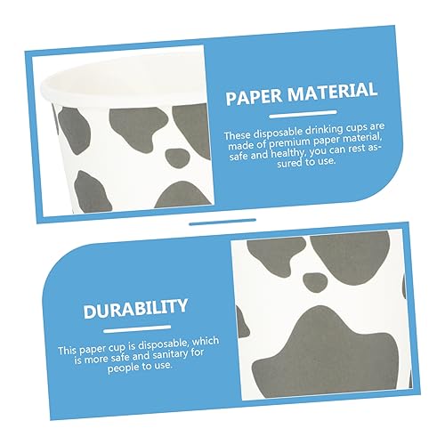 PRETYZOOM 20 Unidades Copo Descartável De Papel Crianças Copo De Bebidas De Papel Suprimentos De Dec