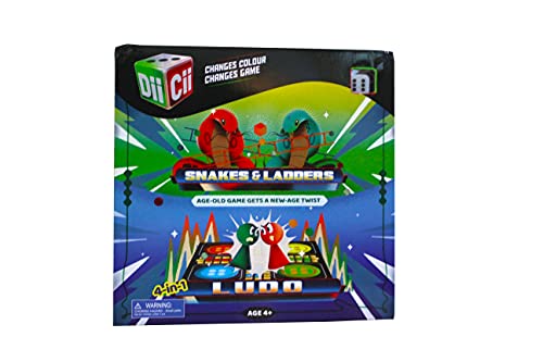 Image of Diicii Snakes & Ladders & Ludo Classic Dice Game