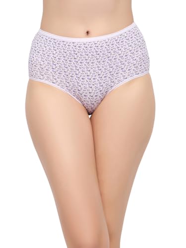 Image of Clovia Women's Pack of 3 Cotton High Waist Outer Elastic Hipster Panty
