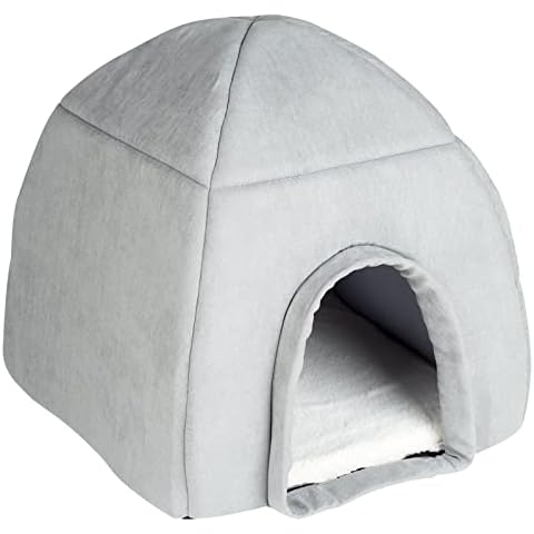 Me and My Large Grey Igloo Pet Bed Cover