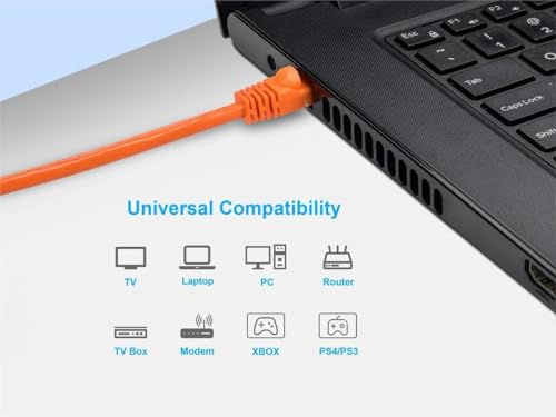 Image of Monoprice Cat6 Ethernet Patch Cable - Network Internet Cord - RJ45, Stranded, 550Mhz, UTP, Pure Bare Copper Wire, Crossover, 24AWG, 7ft, Red, Model:102379
