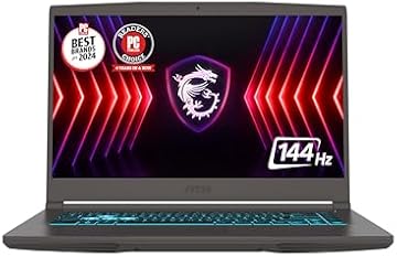 Thin 15 15.6” 144Hz FHD Gaming Laptop: Intel Core i5-13420H, NVIDIA Geforce RTX 2050, 16GB DDR5, 512GB NVMe SSD, Cooler Boost 5, Win 11: Black B13UCX-2040US