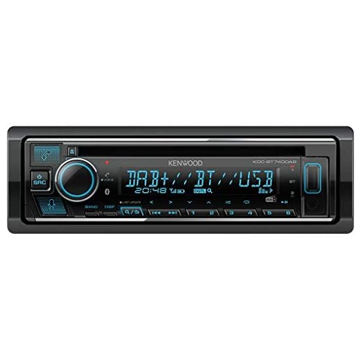 Kenwood KDC-BT740DAB Sintolettore CD/USB/Bluetooth
