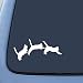 Bargain Max Decals - Jumping Cats Kittens Love Sticker Decal Notebook Car Laptop 6" (White)