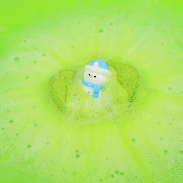 ZIMPLI большой шар для ванны Santa Surprise, содержит в общей сложности 6 игрушек для сбора, по одной в каждом шаре Baff Bomb, игрушка для ванны для детских карманных денег, подарок