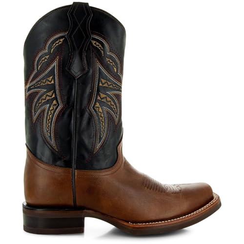 Image of Soto Boots Men's Square Toe Cowboy Boots H4002 | Riding Boots