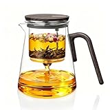 Savoir-faire artisanal supérieur: Fabriquée en verre borosilicaté robuste, cette théière résiste à des différences de température allant jusqu'à 160 °C. Son bec verseur inspiré d'un aigle permet de verser le thé en douceur et sans gouttes. Avec une capacité de 800 ml, elle peut servir 2 à 4 personnes, ce qui est idéal pour une utilisation au bureau ou pour un moment de lecture tranquille.