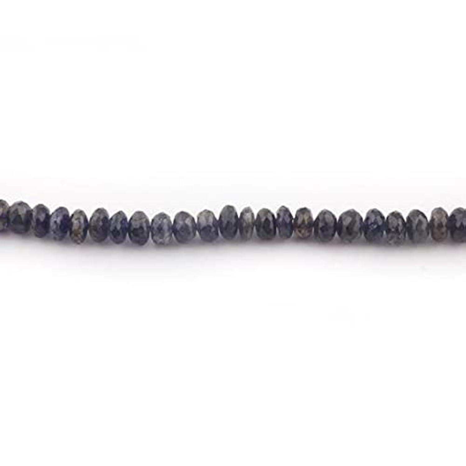Perles iolite bleues de 8mm pour confectionner vos bijoux de tous les jours