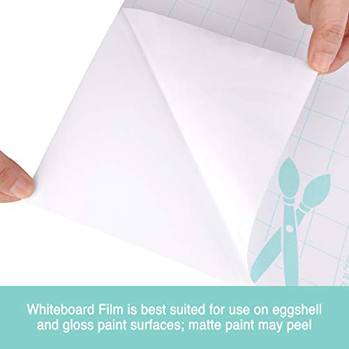 Dry Erase Whiteboard Wall Decal Sticker - 17 X 60 Inch Large Self-Adhesive, Removable, Residue Free Contact Paper For Kids, Home, And Office - Marker & Eraser Included #TOP1