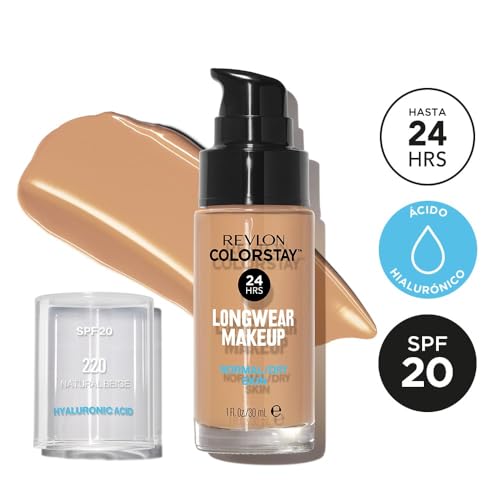 Revlon ColorStay Longwear Makeup für normale/trockene Haut, SPF 20, 220 Natural Beige, 30 ml (Packung mit 2) – Ansicht 2