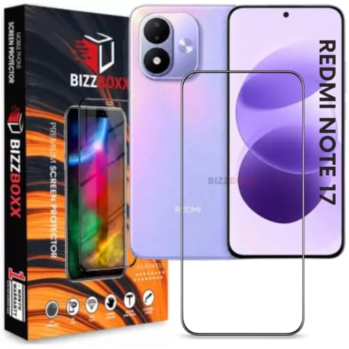 Image of Edge to Edge Tempered Glass For REDMI Note 17 5G Screen Protector Guard - HD Clarity, Anti-Fingerprint Screen Guard (REDMI Note 17-6.99 Inch) With Installation Kit - Pack of 1