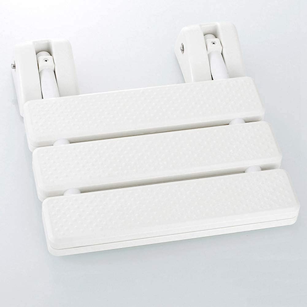 Asiento de Ducha abatible montado en la Pared Taburete de asiento de ducha plegable montado en la pared Silla de asiento de ducha plegable for baño Asiento de baño plegable con capacidad for hasta 150
