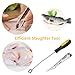 Stainless Steel Lung Remover & Kitchen Meat Hair Remover Tool, Efficient Chicken Slaughter Tool, Suitable for Poultry Slaughter and Fish Deboning，Easy to Clean