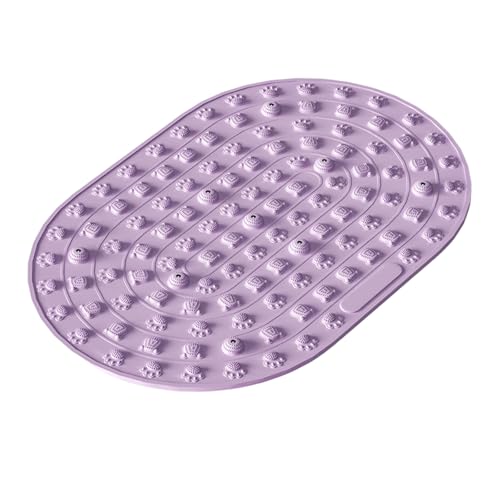 Alfombra de masaje para pies de silicona con diseño antideslizante y puntos de acupresión, para pilates, fitness y relajación