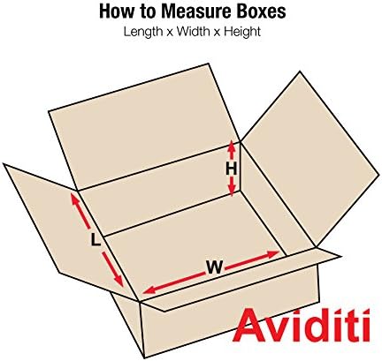 box usa shipping boxes flat 14.375"l x 12.5"w x 3.5"h 25-pack - corrugated cardboard box for moving, mailing, packing, packaging and storage