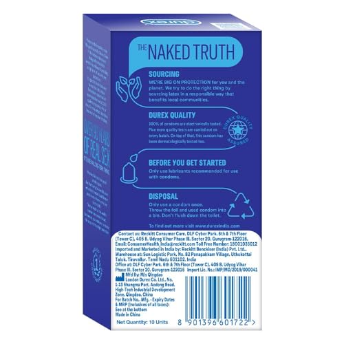 Image of Durex Invisible Close Fit - Pack of 10 Condoms