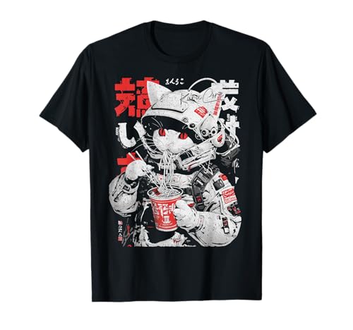 Japan Streetwear Cyberpunk Y2K Hip Hop Techwear Manga Anime T-Shirt