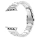 Simpeak Band Compatible with Apple Watch Series 10(42mm) Series 9 8 7 (41mm) 6 SE 5 4 (40mm) 3 2 1 (38mm), Women Men Stainless Steel Band Strap Compatible with iWatch 42mm 41mm 40mm 38mm,Silver