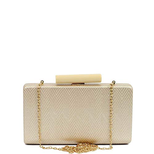 Bolsa Cláudia Mourão (bk2629) Laminado Ouro