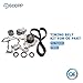 ECCPP Timing Belt Kit with Water Pump Compatible For Acura SLX For Honda Passport For Isuzu Amigo Axiom Rodeo Sport 1998-2002 For Isuzu Trooper 1999-2001 For Isuzu VehiCROSS TS26303 ITM303