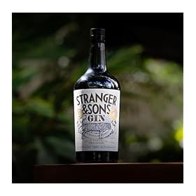 Stranger & Sons Gin, Premium Indian Spirited Aromatic Citrussy Dry Gin – 42.8% ABV, 70cl – Stranger & Sons