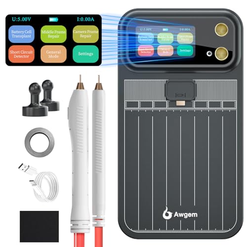 Battery Spot Welder Portable Handheld Spot Welder Double Pulse Upgraded Enhanced 99 Gears Adjustable Spot Welding 0.1MM-0.25MM for Iron/Stainless Steel/Nickel Strip /18650 Battery Pack