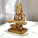 Brass Annapurna Devi Statue 2.5 Inch | Hindu Goddess of Food & Nourishment | Handcrafted Brass Annapoorna Idol for Puja, Home Temple & Office Décor | Symbol of Prosperity, Abundance & Blessings