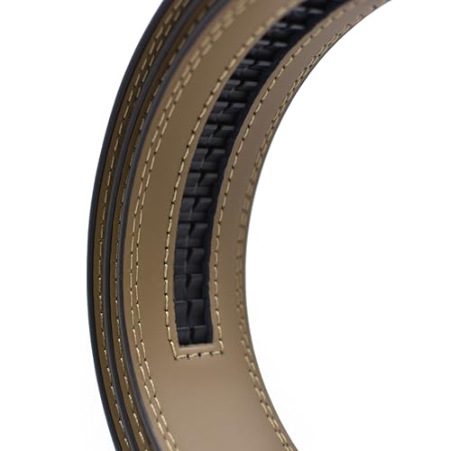 Image of WildHorn Men's Genuine Leather Belt for Men| Premium Auto-Lock Buckle | Adjustable up to 48 inch | Formal & Casual Wear | Micro-Adjust Fit | Stylish Gift Box Included
