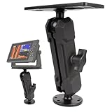 Aluminum Alloy Fish Finder Mount with C Size 1.5' / 38mm Ball, 5.9' Arm Marine Electronic Mount Compatible with Garmin,Humminbird, Lowrance and More