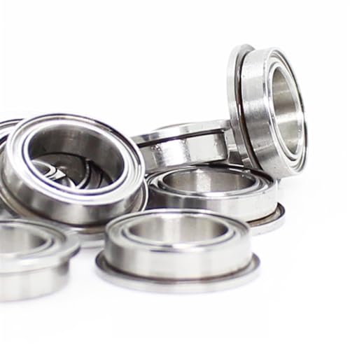 Roulement à bride F685ZZ 5x11x5 mm en acier chromé pour guidage précis