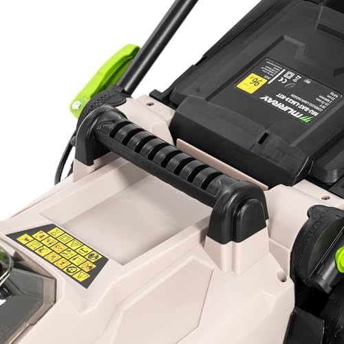 Murray Cortacésped Inalámbrico 20V Li-Ion con Motor de Inducción 2900/min MU-BAT-LM33-KIT – Ancho de Corte de 33 cm, Recogedor de Césped de 32L – 5 Niveles – Mulching, Trasera, Recogedor - imagen 8