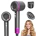 Haartrockner, 3 Min Schnelltrocknung|180.000 U/min Hochgeschwindigkeits Ionen Föhn, Hair Dryer | 300 Million Negativ Ionen Fön,Geräuscharmer Haarföhn Thermocontrol,Reisefön mit Diffusorr Düse-Grau