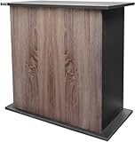 Unterschrank AquaTank 80 cm mit Tür Walnut