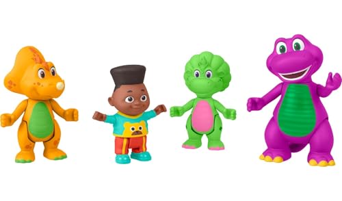 Barney’s World Toddler Toys by Fisher-Price, Hey Friends Pack with Four Figures to Make up...