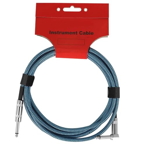 Cable de guitarra blindado y trenzado de alta resistencia con jack de 6,35mm 2