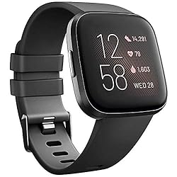 Wanme Compatible con Fitbit Versa 2 Correa Silicon...: 【MODELOS COMPATIBLES】:Esta correa de repuesto está especialmente diseñada para Fitbit Versa. (Nota: no incluye monitor). 【MATERIAL SEGURO】:Esta correa está hecha de silicona flexible e impermeable, que es cómoda y segura de usar,cómoda para el uso di...