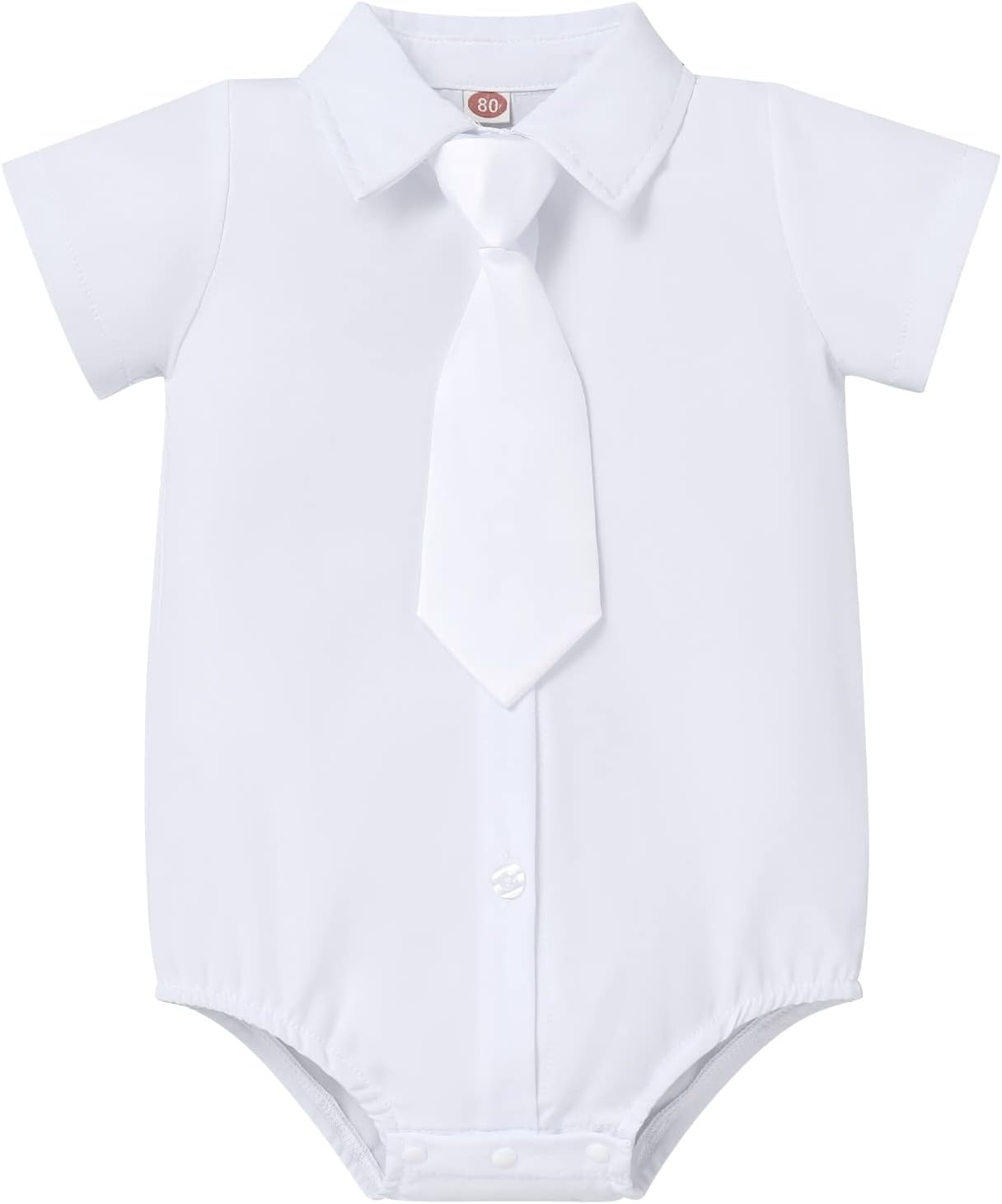 OBEEII Toddler Baby Boy Clothes Set Short Sleeve Button Down Shirt, Suspender Shorts and Vest Gentleman Christening Outfit
